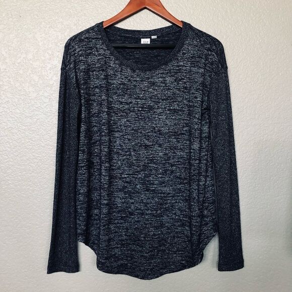 GAP Sweaters - Gap Navy Heather Soft Stretchy Top XS